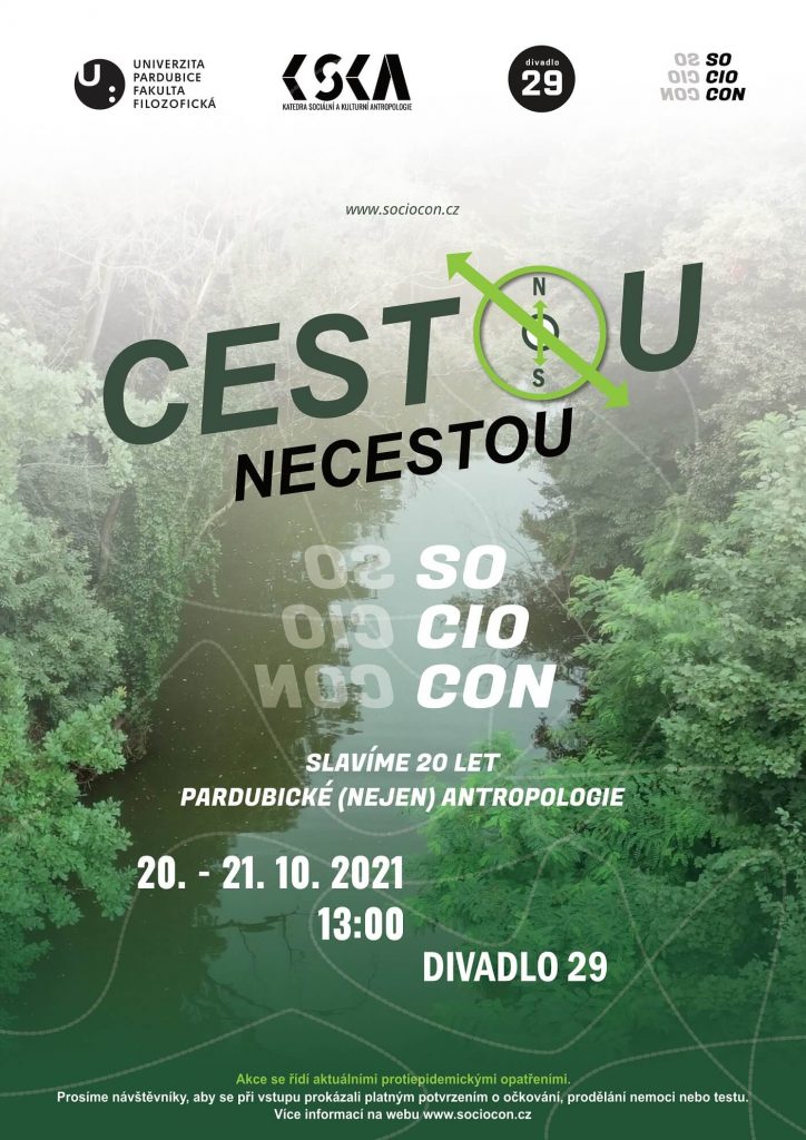 plakát pro Sociocon Cestou necestou 20-21.10.2021